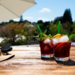 drinken op terras zomer
